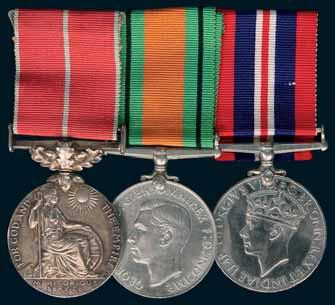 $650 END OF SALE 4938* Group of Four: 1939-45 Star; France and Germany Star; War Medal 1939-45; Poland, Air Force Active Service Medal. Unnamed as issued.