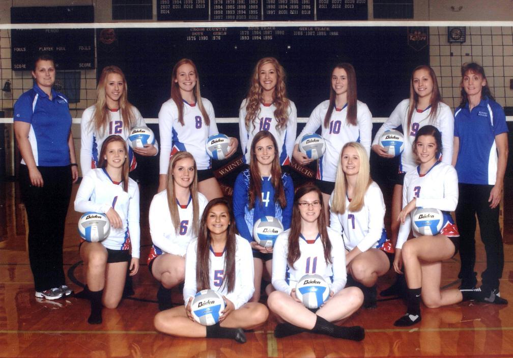 34 th ANNUAL STATE VOLLEYBALL TOURNAMENT Class B Results Aberdeen Central High School -- November 20-22 2014 2014 Class B State Volleyball Champion Team Warner Monarchs Team members include: Alexis