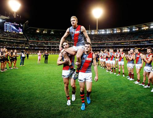 The club s decisive victory over the West Coast Eagles was their fourth successive Toyota AFL Grand Final and completed successive premierships from 2013-15.