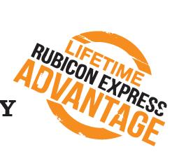 RUBICON EXPRESS ADVANTAGE LIFETIME WARRANTY Notice to Owner, Operator, Dealer and Installer: Vehicles that have been enhanced for off-road performance often have unique handling characteristics due