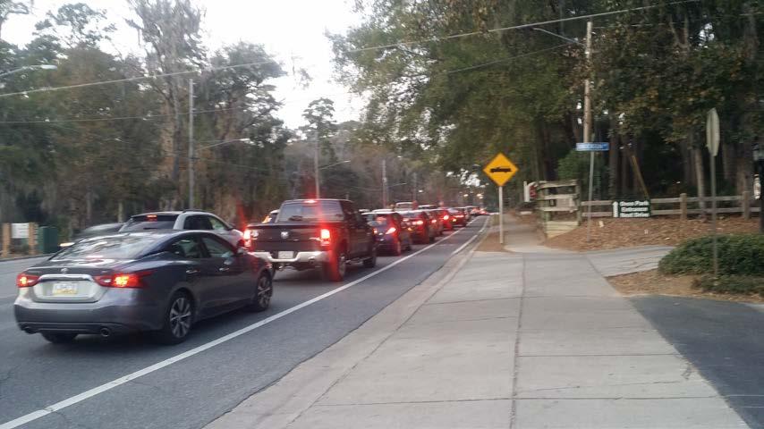 Thomasville Road at Fire Station Entrance Traffic blocking fire station access/driveway (Short-term) Northbound queued traffic blocked the fire station
