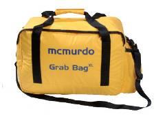 Vessels Grab Bag Emergency / survival items may be stowed in a grab bag on board.