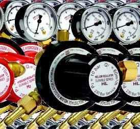 VARIOUS GAS PRESSURE REGULATORS GAS PRESSURE REGULATORS-HELIUM Model Durable Series-HL Double Stage Regulator Inlet Pressure 0-200