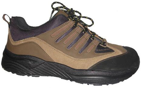 Genext Comfort Lace & Hook & Loop Closure - Black Genext Hiker - An extra depth formal comfort shoe with two removable spacers for