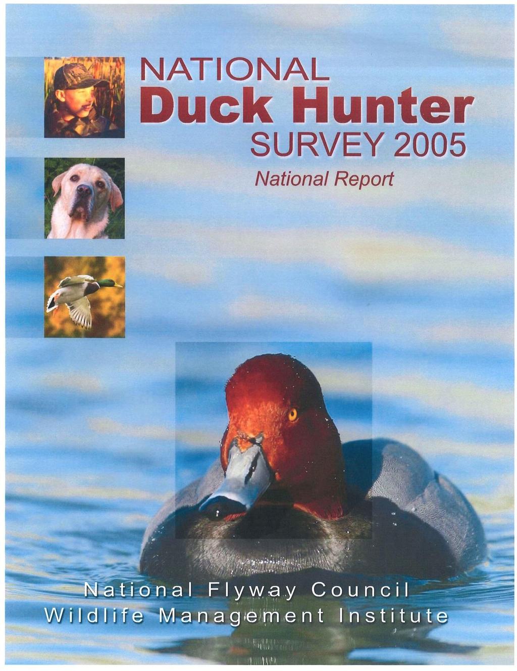 First time a national survey sent to duck hunters.