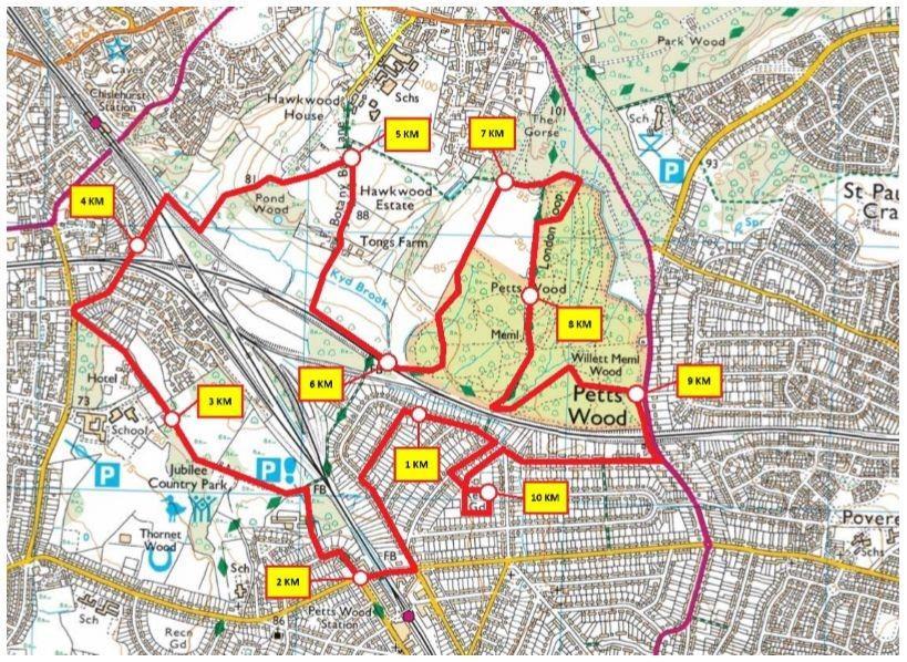 Where will I be running? The Course and Safety Marshals will be in place along the route and will remain in position until directed to leave by the sweep marshal who will be at the rear of the field.