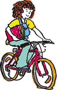 As a parent, you can prepare your child. Insist your child wears a safety helmet and bright, highvisibility clothes so that drivers can see them. Check the bicycle is safe and the right size.