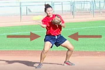 up hips and throw to 2 nd base For Balls near 2 nd Base: if ball is hit near 2