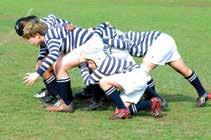 Teaching young players to scrum The scrum is a very technical set piece that requires the co-ordinated forward movement of all the forwards.