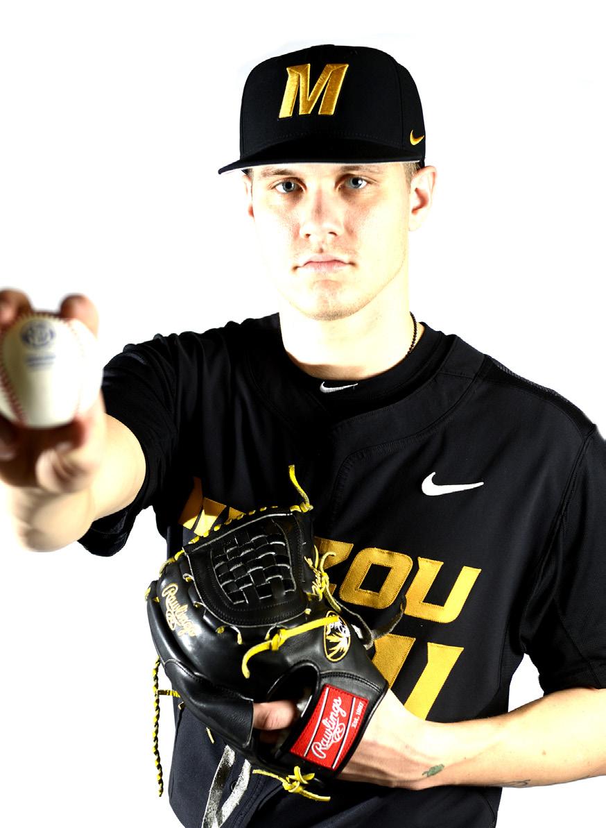 #C2E THE STARTING PITCHERS - THURSDAY #11 TANNER HOUCK Led Mizzou pitchers with nine strikeouts while sitting tied for third in the SEC. Collinsville, Ill.