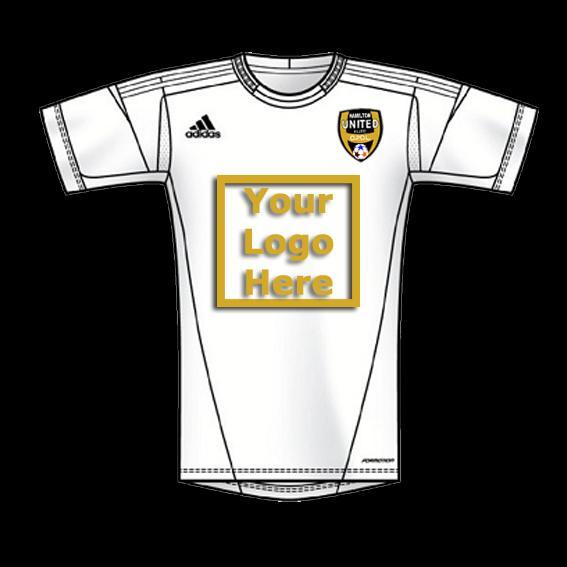 #1: Front of Jersey Benefits Your Logo on the front of either the Home or Away Kit (max. size 10.