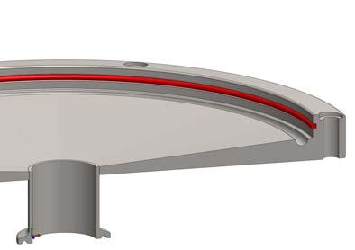 cushion and face gaskets in the lid unit (shown in red and