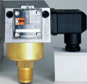Mechanical Pressure Switches for overpressure, vacuum pressure and differential pressure Switching range: -250