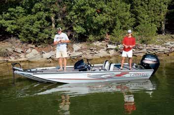 stretch your legs. The 17 TX runs great on economical mid-range outboards from 25 to 75 horsepower.