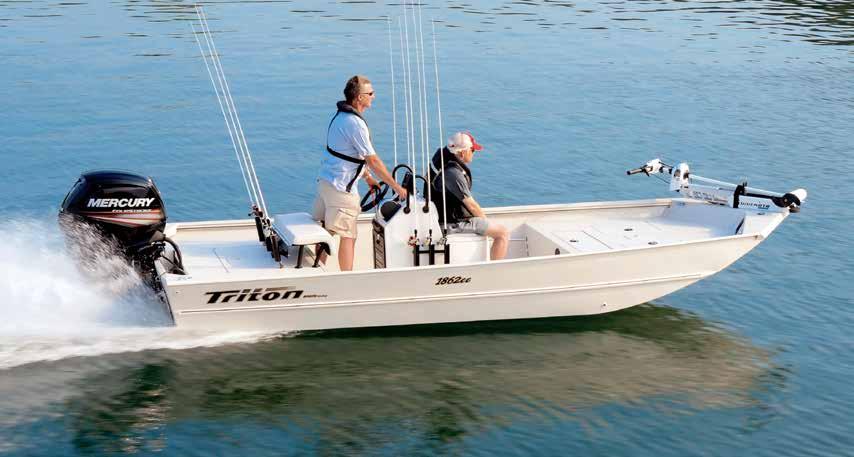 Boats may be shown with optional features. If you love chasing reds, sea trout and flounder in coastal backcountry, the 1862 CC Bay is the boat for you.