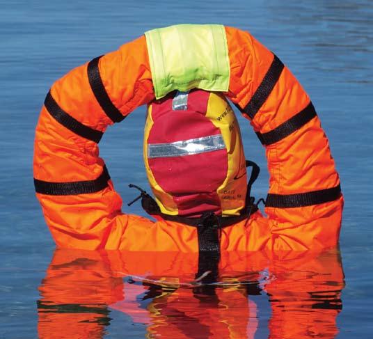 The construction methods of this dummy and materials are similar to the standard adult Water Rescue dummy (see page 9) using a tough open-weave nylon mesh that allows water to flood into the dummy