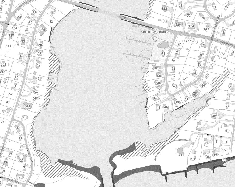 2018-2019 SHELLFISH CLOSURE AREA MAPS GREEN POND Green Pond Relay Area Map 1.