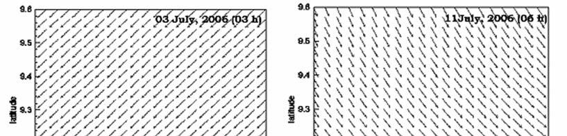 612 INDIAN J. MAR. SCI., VOL. 39, NO. 4, DECEMBER 2010 Fig. 5 Wind field associated with the synthetic track.