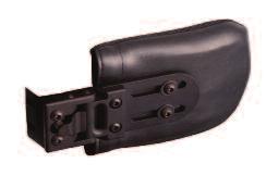 Numerous mounting options along back canes Quick release FOUR-POINT Two attachment points on
