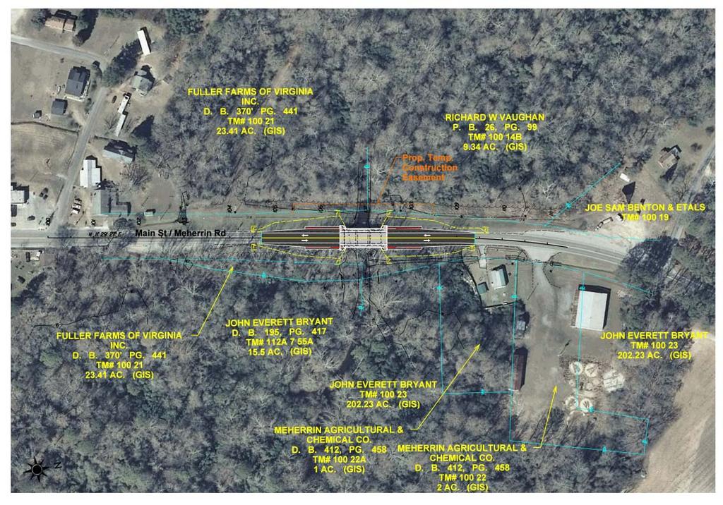 ROUTE 35 BRIDGE REPLACEMENT OVER TARRARA CREEK Project Overview The project is located in Southampton County just north of the town of Boykins. The county has a population of 18,570.