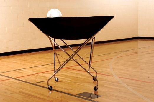 VB185 Easy Reach Volleyball Cart Durable lightweight cart holds up to 30 balls.