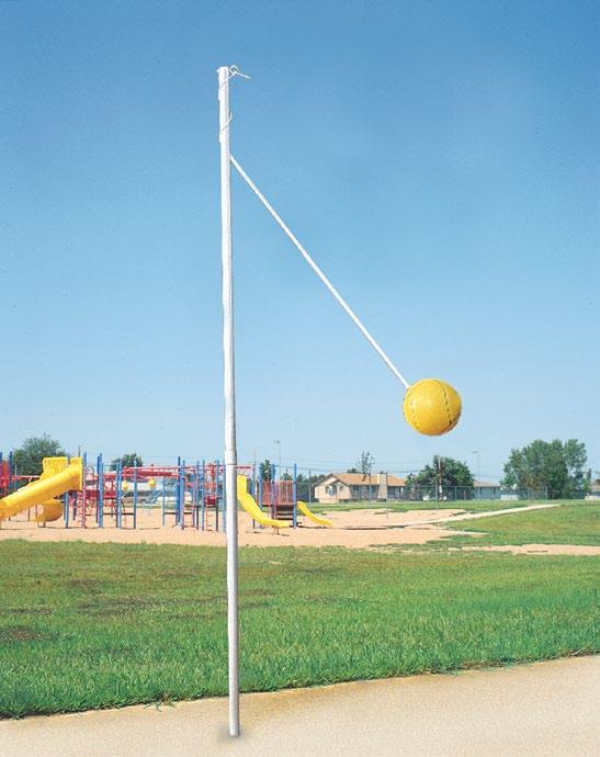 miscellaneous PE EQUIPMENT In-Ground and Portable Tetherball Sets TB300 TB300 Indoor/ Outdoor Portable Tetherball Set Play anywhere.