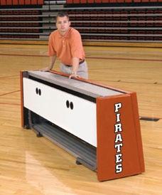 have profile identical to Bison's full color graphic and lettered scoring table models so tables can be configured in any length and in any combination of styles to meet your facility's needs and