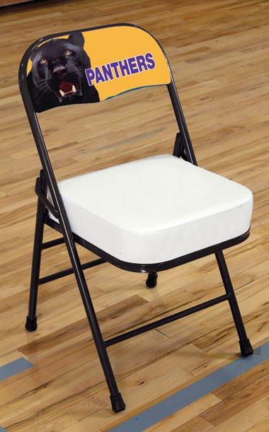artwork charge Order STC400 for chairs that require no lettering on vinyl chair backs printing available on chair seats Minimum order of four chairs.