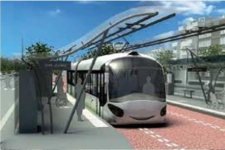 o 100+ passenger capacity o Electric or hybrid or diesel Light Rail Transit o Modern