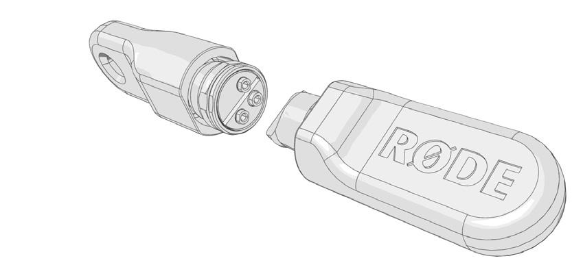 INCLUDED ACCESSORIES SUPPLEMENTARY MESH HEAD For instances in which the PinMic user is wearing a lightcoloured garment, RØDE have provided a supplementary silver mesh head.
