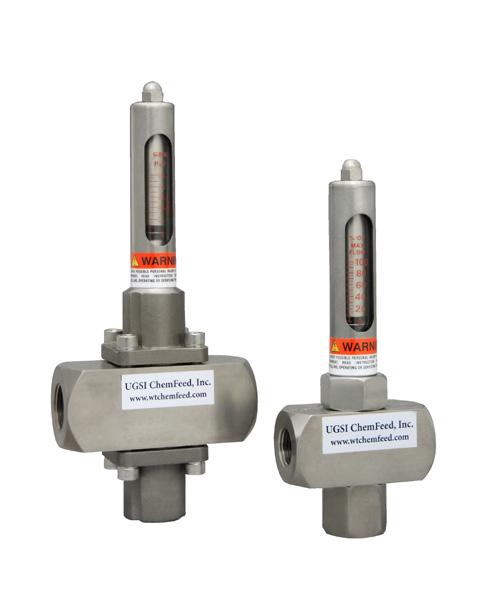 For high volume flows, glass-tube and metal tube meters are available in a variety of sizes and configurations for metering both air and liquid.