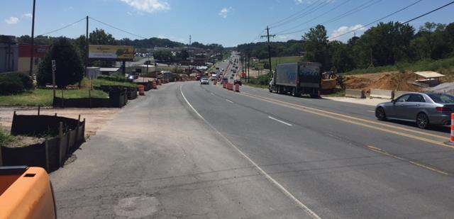 Route 1 Widening Marys Way to Annapolis Way in Woodbridge Widening from four to