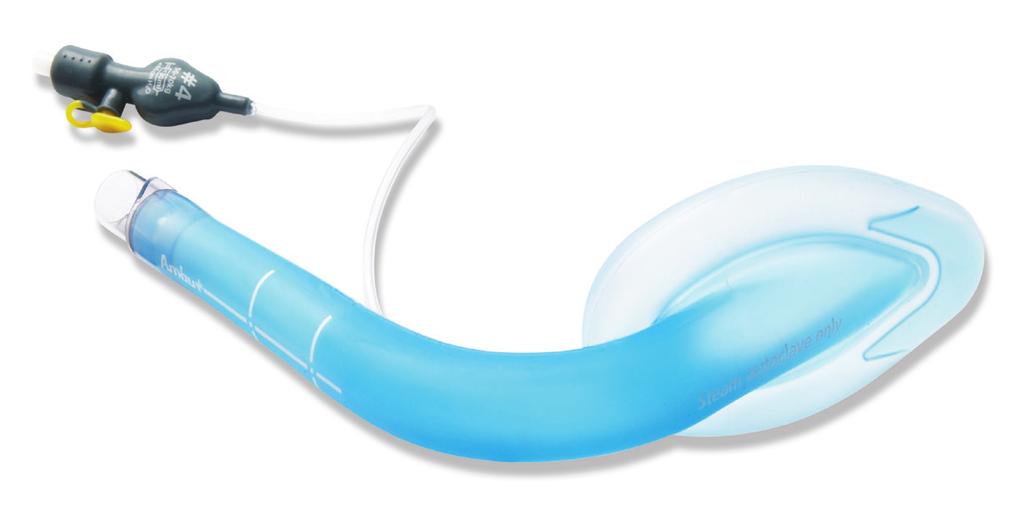 Ambu Aura40 Key Benefits Built-in anatomically correct curve for fast and easy insertion Reinforced tip resists folding over during insertion and plugs the upper esophageal sphincter Cuff and airway