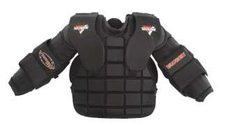 floater with lace adjustment for added arm flex Available in sizes XS, SM, MED, LG, XLG VP 3700 VISION All new for 2003, the new 3700 Vision arm and chest protector.