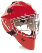 Goal Masks VM 5500 The VM 5500 mask is designed and constructed with full composite construction with layers of bi-directional fiberglass with composite inserts in the forehead and chin to deflect