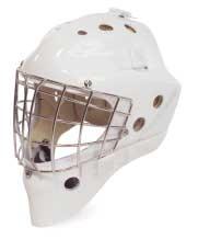 GOALIE EQUIPMENT 2003 Goal Masks VM 5550 The VM 5550 mask is our intermediate size model. It is of the same construction and features as our pro model with fiberglass and composite construction.