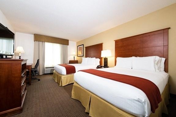 The Holiday Inn Express is conveniently located off I-26 in the shopping district, within walking distance