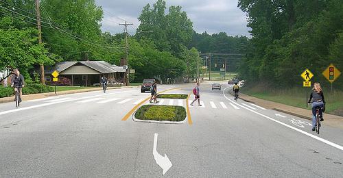 Improve pedestrian safety and accessibility on main street Source: Institute of Transportation Engineers