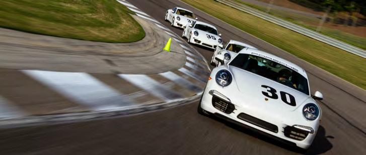 GTS, and Panamera Turbo during on-track sessions, as well