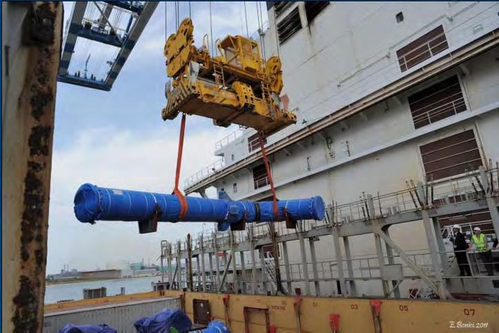 Cargo and cargo handling includes loading and unloading: Loading capacities and quantities, Dockside/shipboard cargo handling gear and equipment, Preparing for loading / unloading, Operating cargo