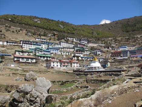 prayer wheels etc and enjoying the hustle and bustle of trekking and everyday life that exists on the Everest Trail.