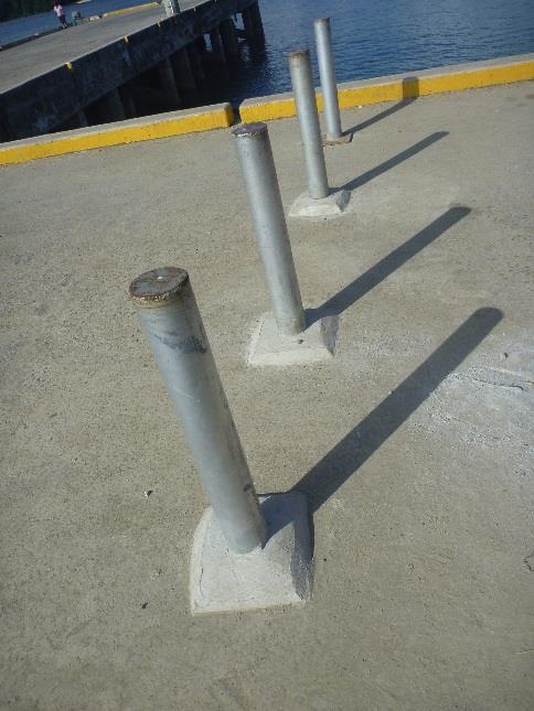 New bollards installed to prevent