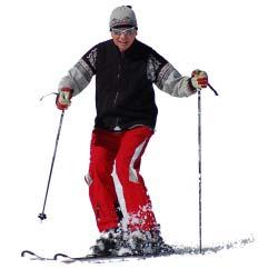 and elongate your frame as you flatten your skis