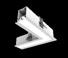ILLUMINATED INTERCONNECTING MODULES LCO12012S40 PERFORMANCE Light Output Ratio: 100% Luminaire Efficacy: 106.01 lm/w Light Distribution: A50 100.0% 0.