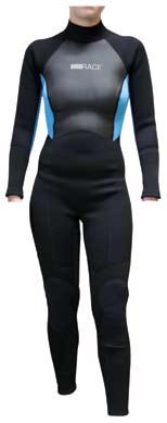 Neoprene Full Wetsuit Pro Race 3:2mm Full wetsuits are your winter sport garment for the sea. It offers you up to 1-hour protection from 8 C cold waters with 3:2mm neoprene thickness.