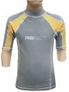 .. JS JM JL JXL JXXL Rash Guards SPF 50+ Rash Guards are shirts made of spandex and nylon to protect the skin from sunburns and water irritations.
