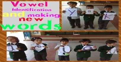 The children enjoyed playing Holi with dry colours after their Art exam and touched the
