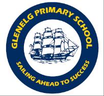 GLENELG PRIMARY SCHOOL Diagonal Road Glenelg East SA 5045 T: 8295 3943 F: 8295 2390 E:
