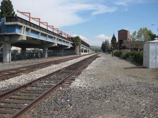 Segment 3.4: A Street to D Street Segment 3.4 is located in Downtown Hayward and includes the Hayward BART Station, at-grade BART tracks, two at-grade UPRR tracks, and has no parallel roadways.