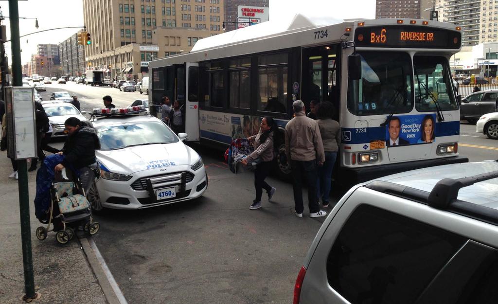 Before Conditions: Parking in Bus Stops Bus can only access curb: 14% of time at Sherman